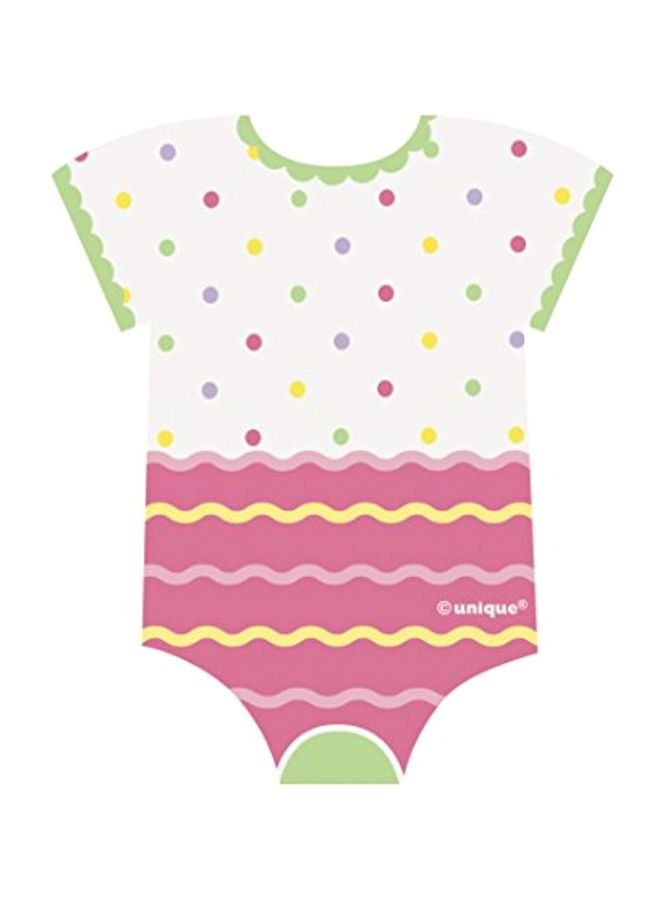 يونيك مجموعة زخارف بتصميم منقط لتزيين حفلة استقبال المولود مكونة من 24 قطعة طراز 61801 - Image 3