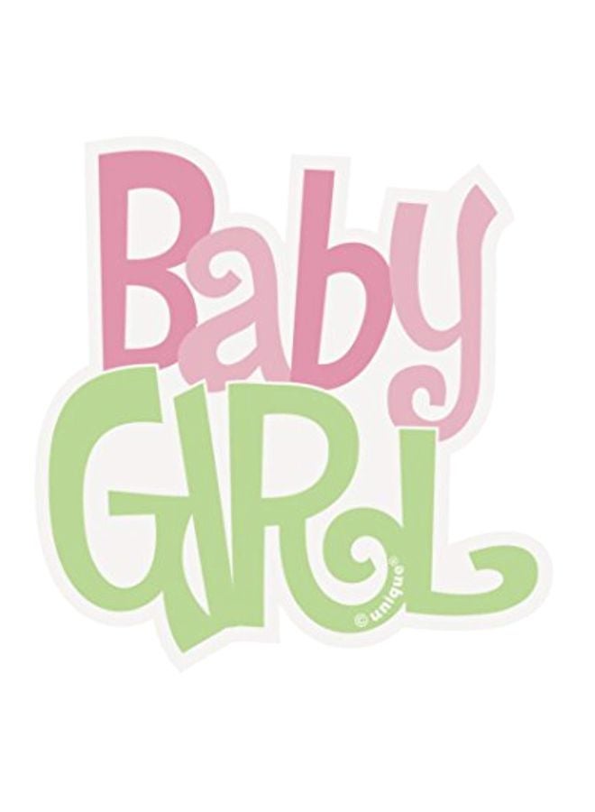 يونيك مجموعة زخارف بتصميم منقط لتزيين حفلة استقبال المولود مكونة من 24 قطعة طراز 61801 - Image 4