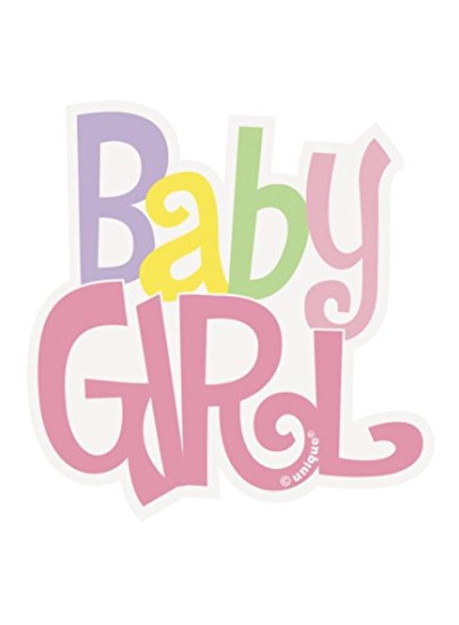 يونيك مجموعة زخارف بتصميم منقط لتزيين حفلة استقبال المولود مكونة من 24 قطعة طراز 61801 - Image 5