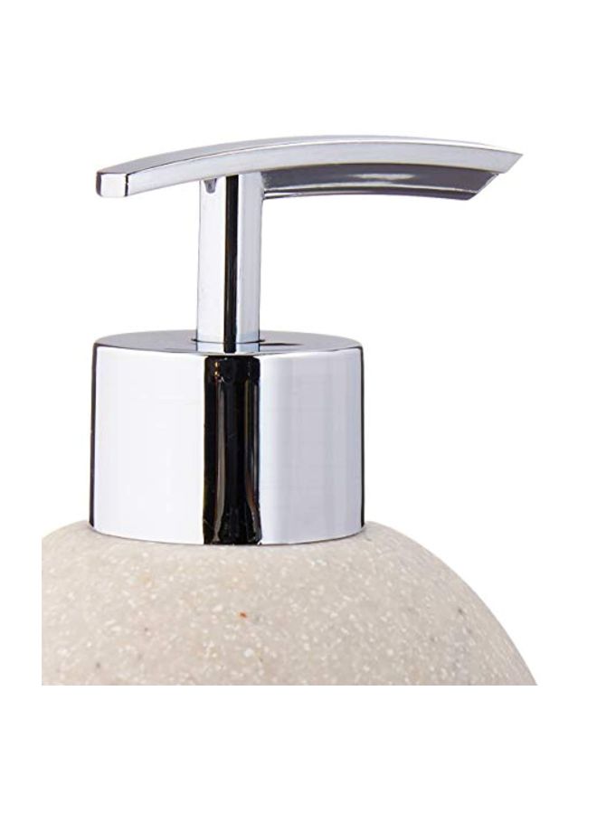Wenko Polyresin Soap Dispenser Grey/Silver - Image 4