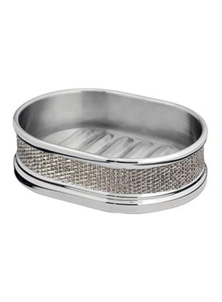 Twillo Soap Dish Silver 5 x3.75x1.5inch - v1580675699/N34198111A_1