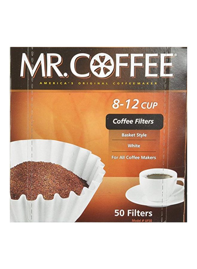 Mr. coffee 50-Piece Coffee Filters White  - Image 1
