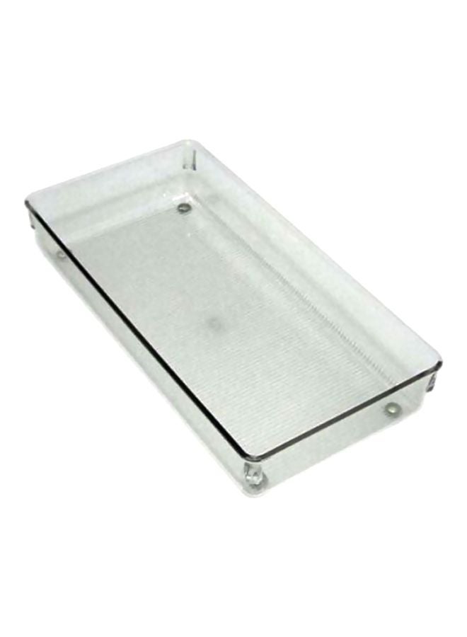 إنترديزاين منظم لينوس شفاف 6x12x2بوصة - Image 1