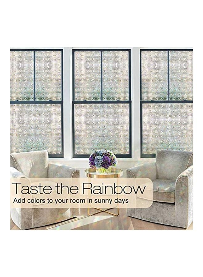 رابيتجو ستارة نافذة ثلاثية الأبعاد للزينة متعدد الألوان 35.4x78.7بوصة - Image 5