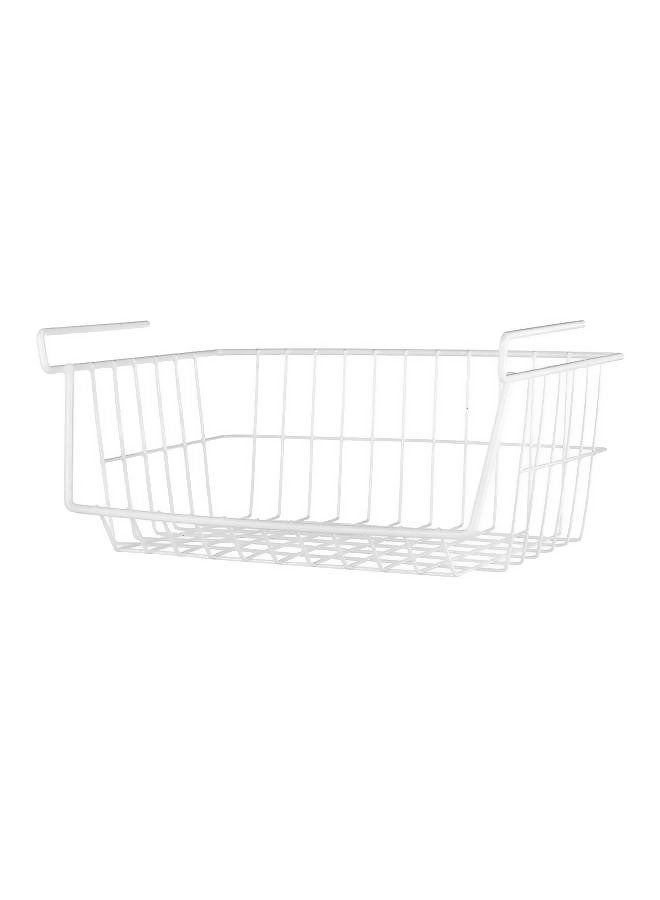 ويتمور سلة على شكل رف من السلك أبيض 10x16x7بوصة - Image 1