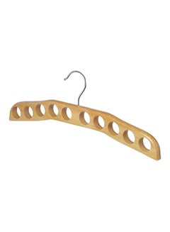 Wood Scarf Hanger Brown/Silver 1.9x43.5x15.2cm