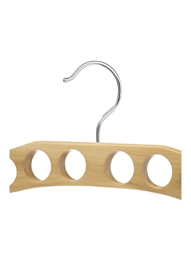 Whitmor - Wood Scarf Hanger Brown/Silver 1.9x43.5x15.2cm - Image 1