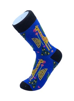 Pair Of Printed Long Socks Multicolour