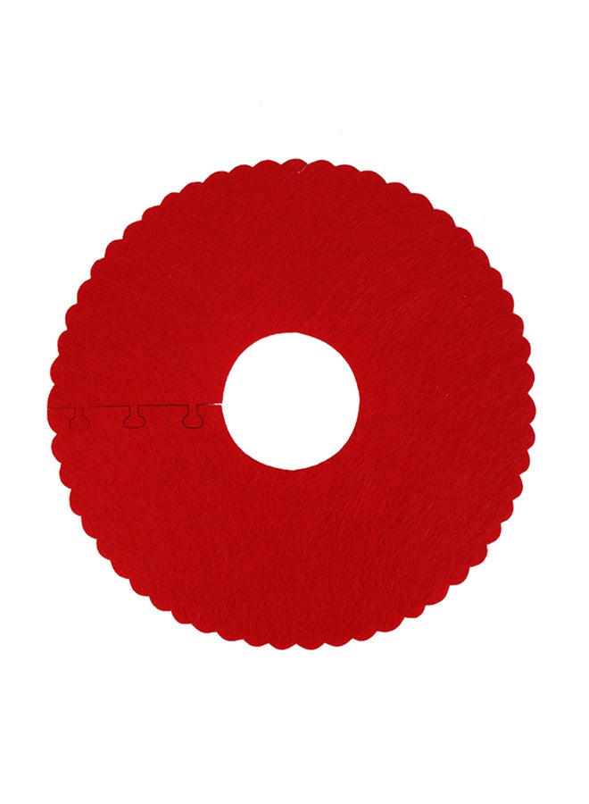 Generic Tree Skirt Reusable Red - Image 2
