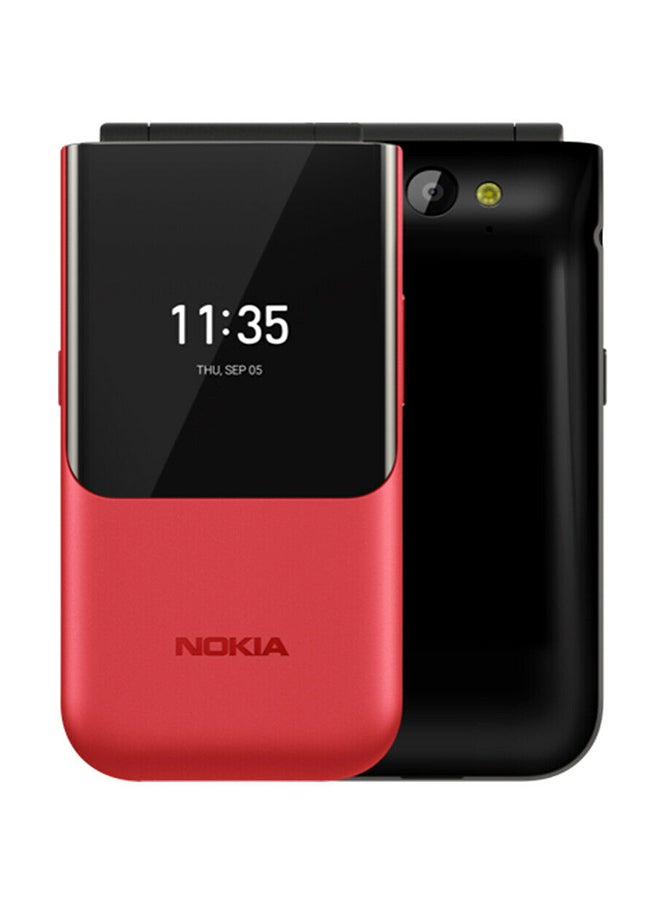 NOKIA - 2720 Flip Phone Dual SIM Red 512MB RAM 4GB 4G LTE - Image 1