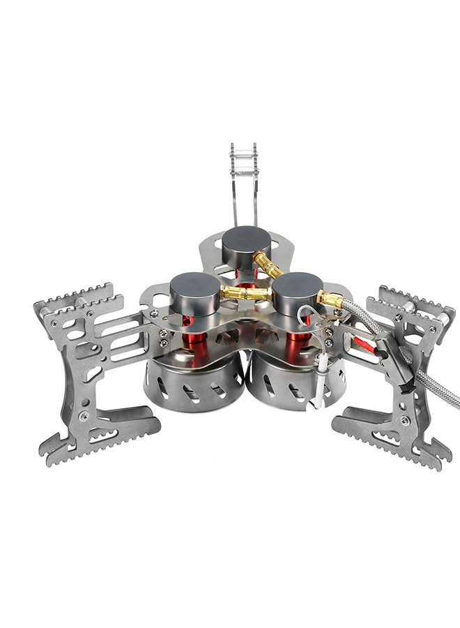 Generic Windproof Foldable Backpacking Stove For Outdoor Camping 18x12x18cm  - Image 4