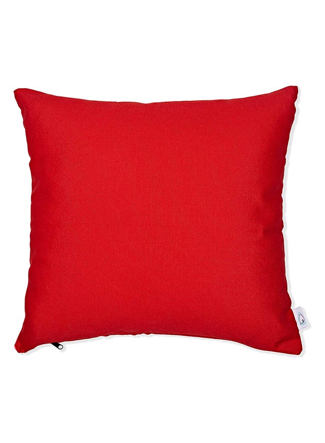Alwan Printed Cushion Cover Red/White 40x40cm - Image 2