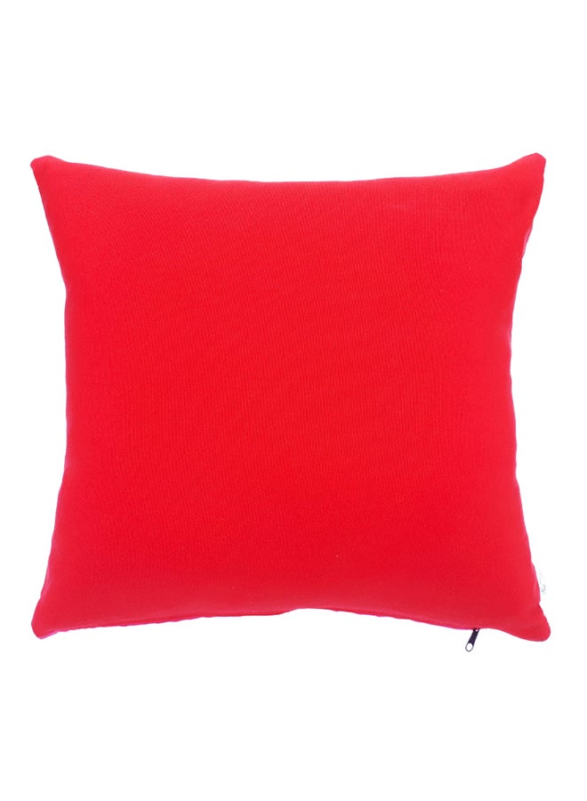 Alwan 3-Piece Cushion Covers Set Red/White 40x40cm - Image 5