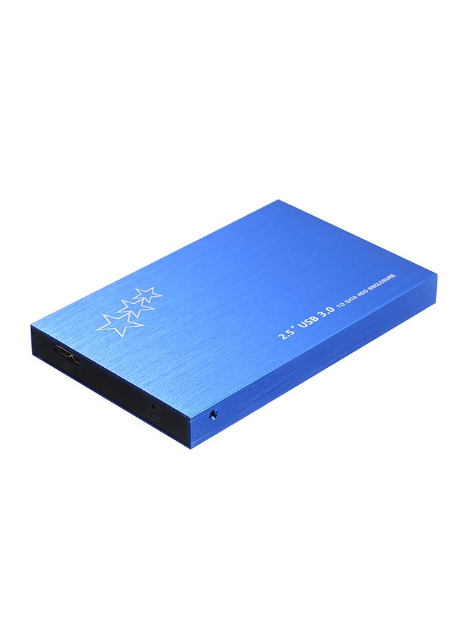 USB To Sata HDD Converter Enclosure Case With Accessory Blue/Black/Silver - Image 4