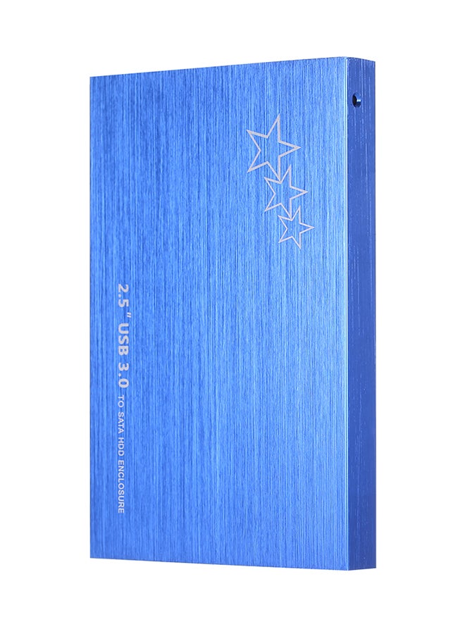 USB To Sata HDD Converter Enclosure Case With Accessory Blue/Black/Silver - Image 3