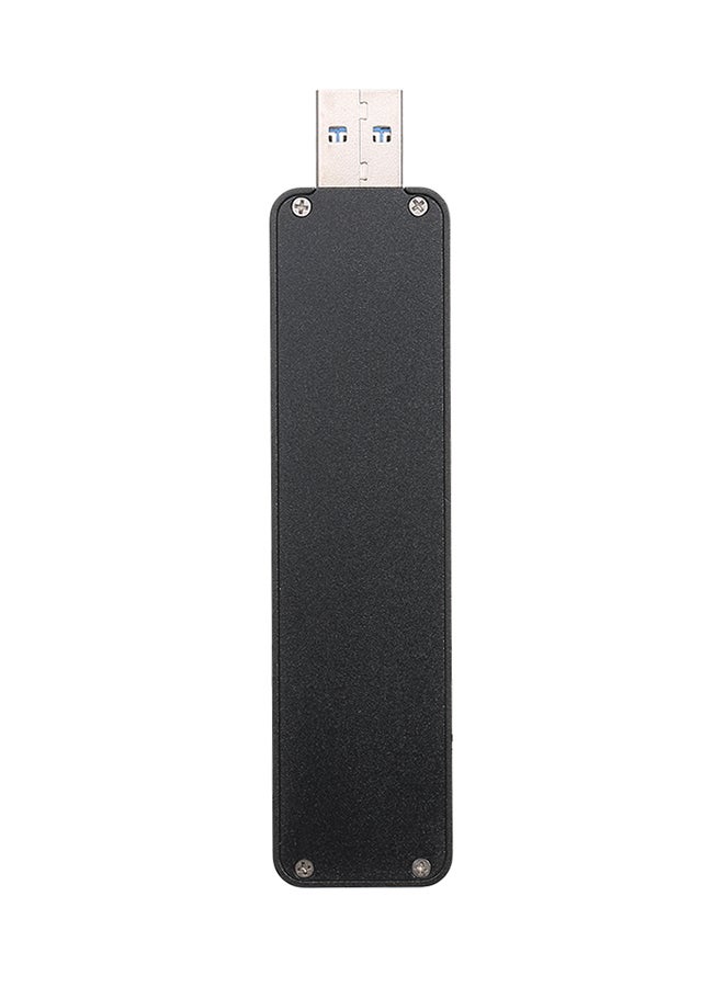 NGFF SSD Type-A Enclosure With Screw Driver Black/Silver/Green - Image 4