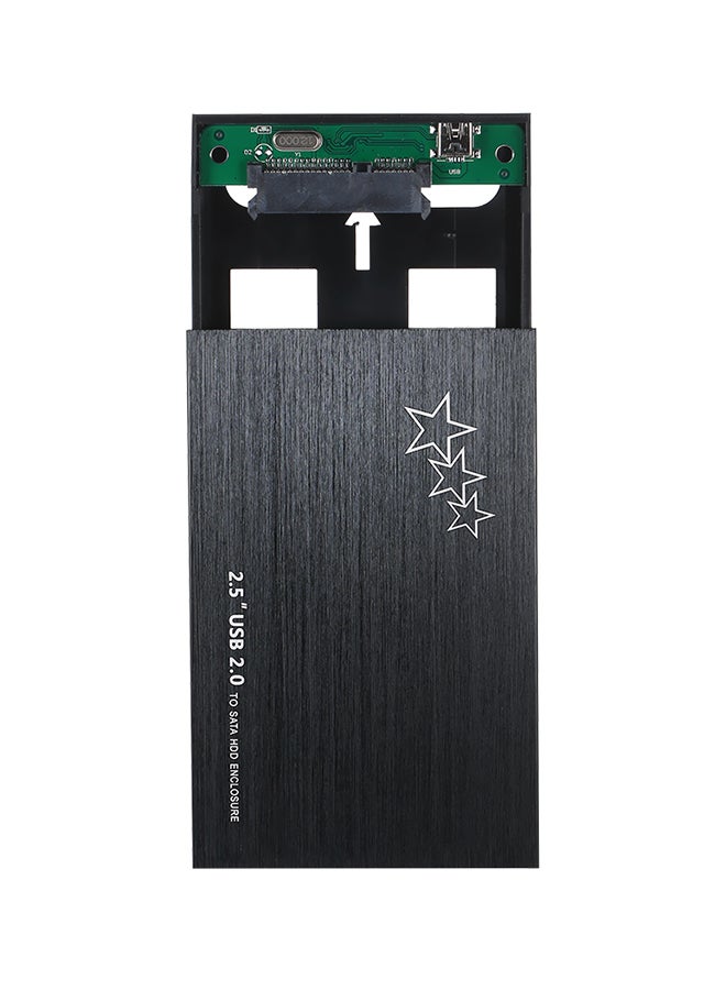 USB To Sata HDD Converter Enclosure Case With Accessory Black/Silver - Image 4