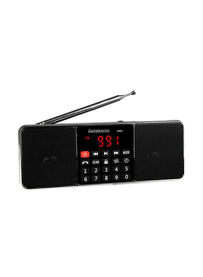 ريتيكيس جهاز استقبال متعدد النطاق طراز Tr602 ودعم البث الإذاعي FM / AM V5966 أسود - Image 1