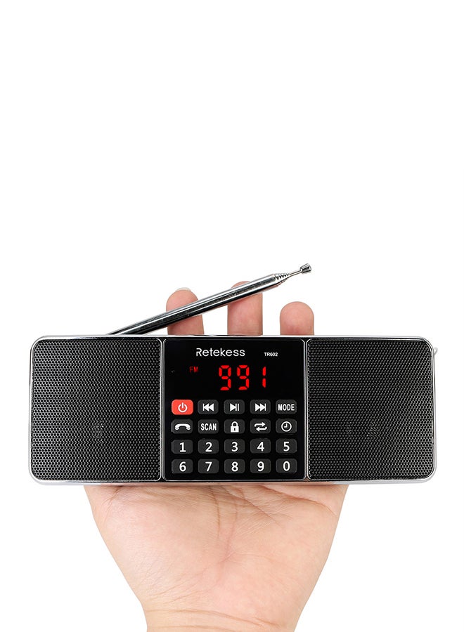 ريتيكيس جهاز استقبال متعدد النطاق طراز Tr602 ودعم البث الإذاعي FM / AM V5966 أسود - Image 4