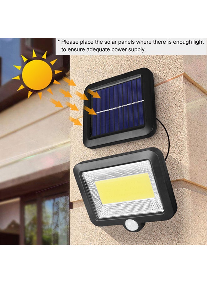 100 COB Solar Energy Wall Mounted Night Lamp Black - Image 3