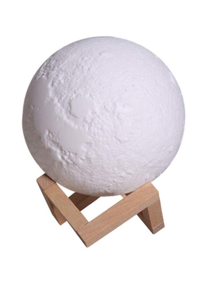 Led Lunar Air Humidifier 3D Moon Lamp White  - Image 1