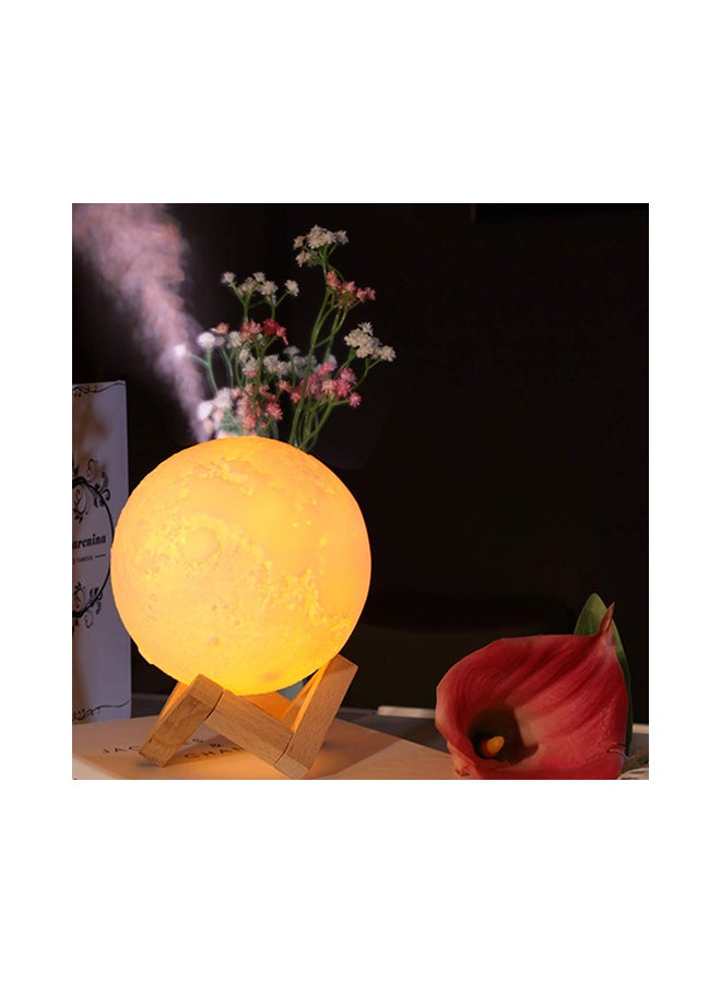 Led Lunar Air Humidifier 3D Moon Lamp White  - Image 3