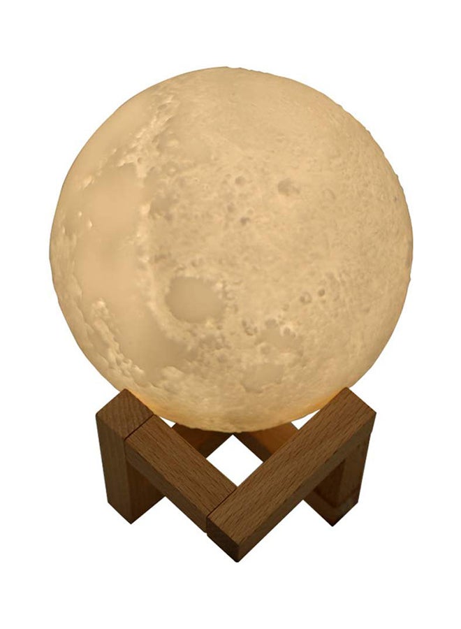 Led Lunar Air Humidifier 3D Moon Lamp White  - Image 5