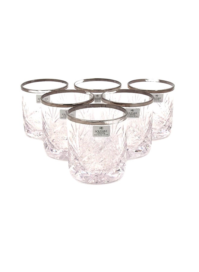 6-Piece Tumbler Set Clear 20X28X9cm