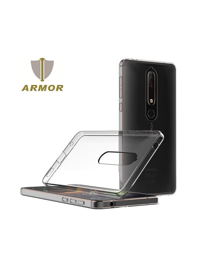 ARMOR - Protective Case Cover For Nokia 6.1 Transparent - Image 1