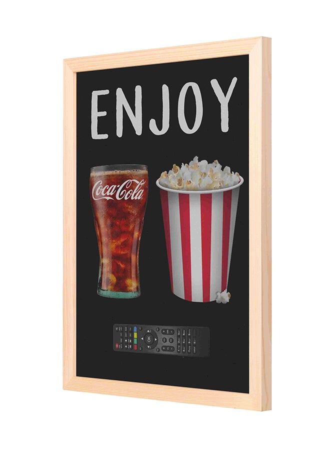 لوحة فنية جدارية مزودة بإطار خشبي أخضر/أبيض 33x43Ø³Ù†ØªÙŠÙ…ØªØ±