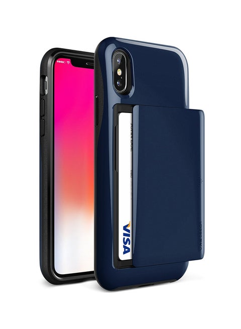 Protective Case Cover For Apple iPhone X Deep Sea Blue