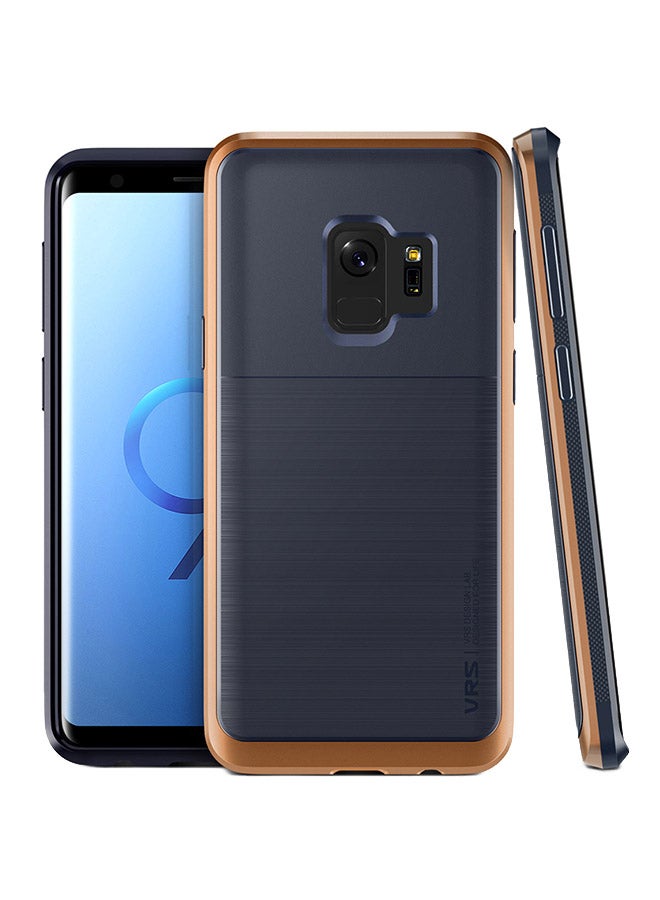 VRS Design Protective Case Cover For Samsung Galaxy S9 Indigo Blush Gold 