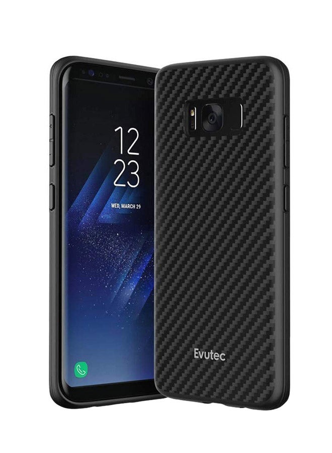 EVUTEC - Protective Case Cover For Samsung Galaxy S8 Plus Karbon Black - Image 1