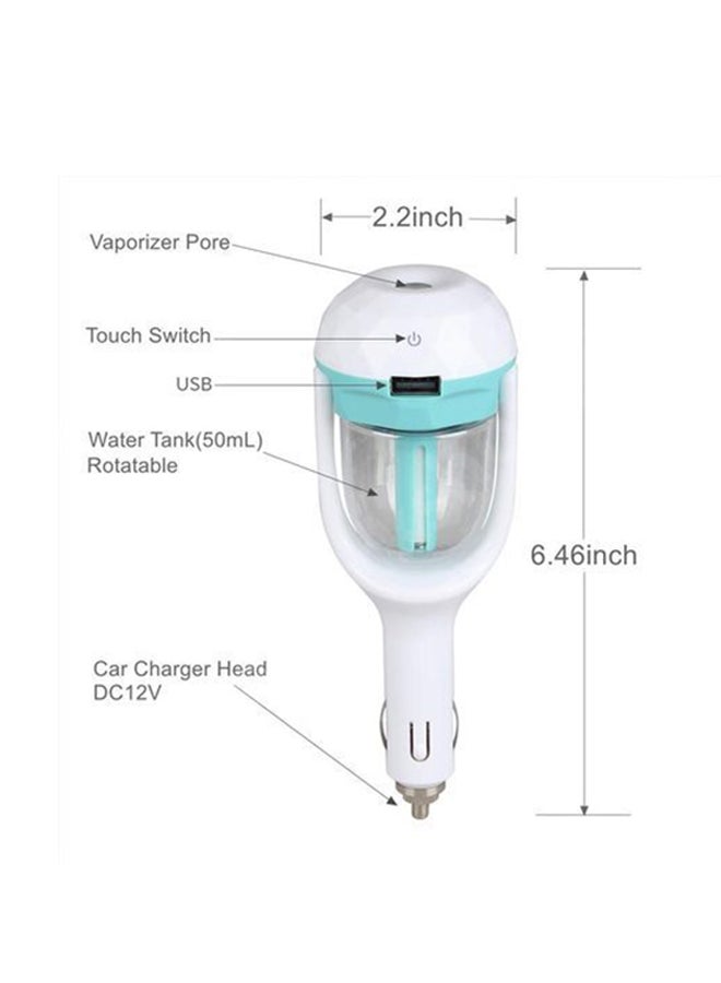 مرطب ومعطر هواء كهربائي للسيارة مع شاحن USB - Image 2