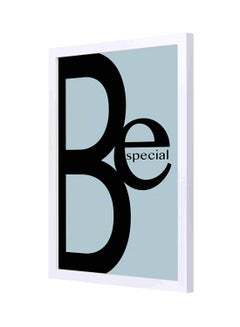Be Special Wall Art Black/Blue 33 x 43cm