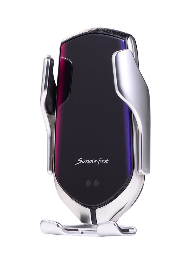 شاحن سيارة لاسلكي ذكي فضي - Image 1