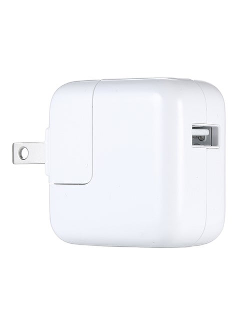 12W Power Adapter Compatible with Apple iPad iPhone iPod Series White