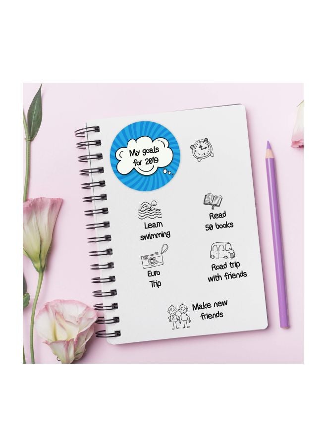 weRevel 40-Piece Comic Note Sticker Set 15_PFS 2inch - Image 4