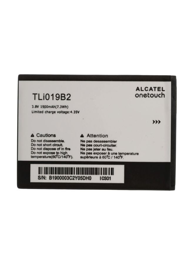 Alcatel - 1900.0 mAh Replacement Battery For Alcatel Pop C7 Black/White - Image 1