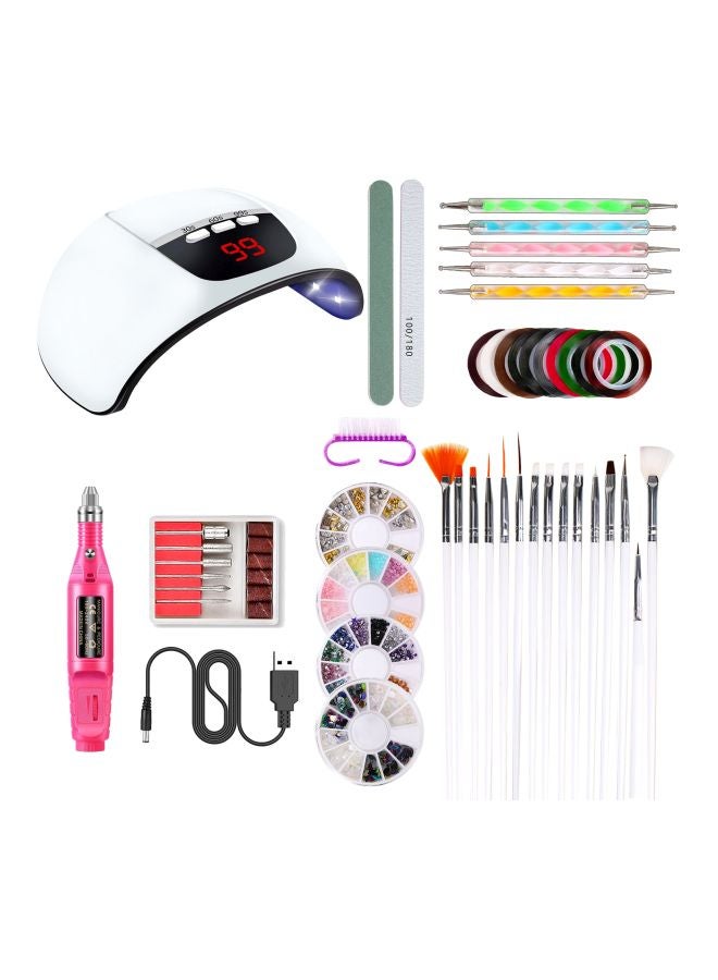 41-Piece Nail Arts Design Kit Multicolour - Image 1