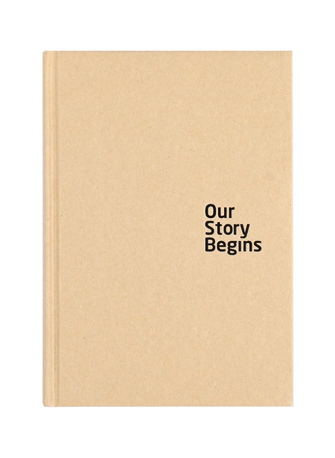 Pure Kraft Paper Series Hardcover Notebook Beige - Image 1