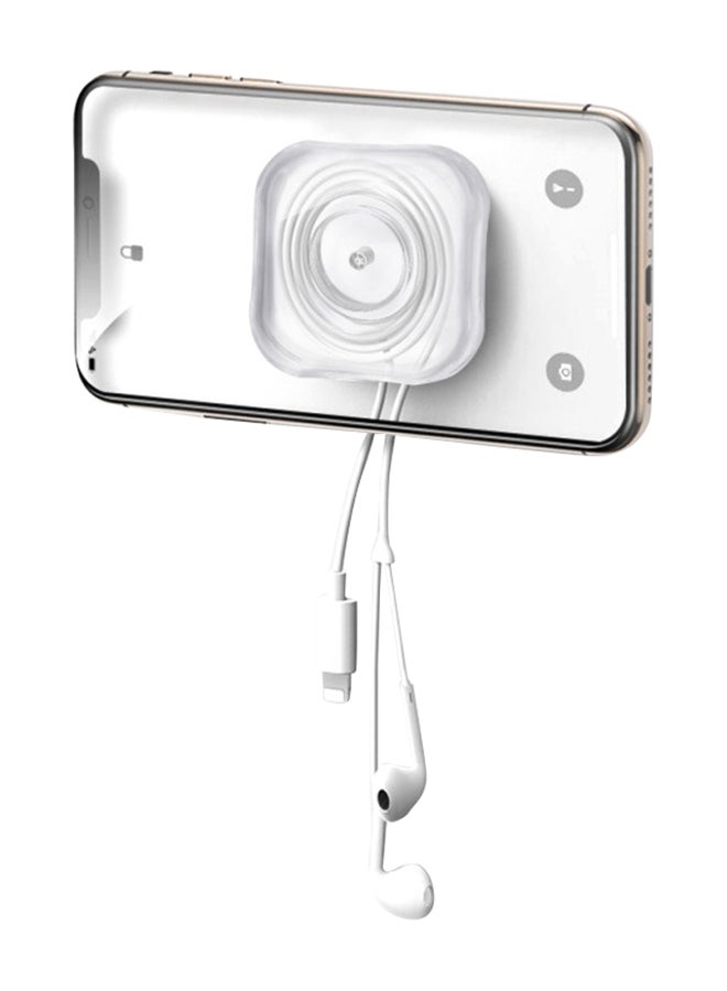 آيندز حامل هاتف من جل السيليكون مضاد للانزلاق يناسب جميع الأجهزة شفاف - Image 3