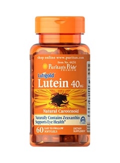 Lutein Dietary Supplement 40 mg - 60 SoftGels