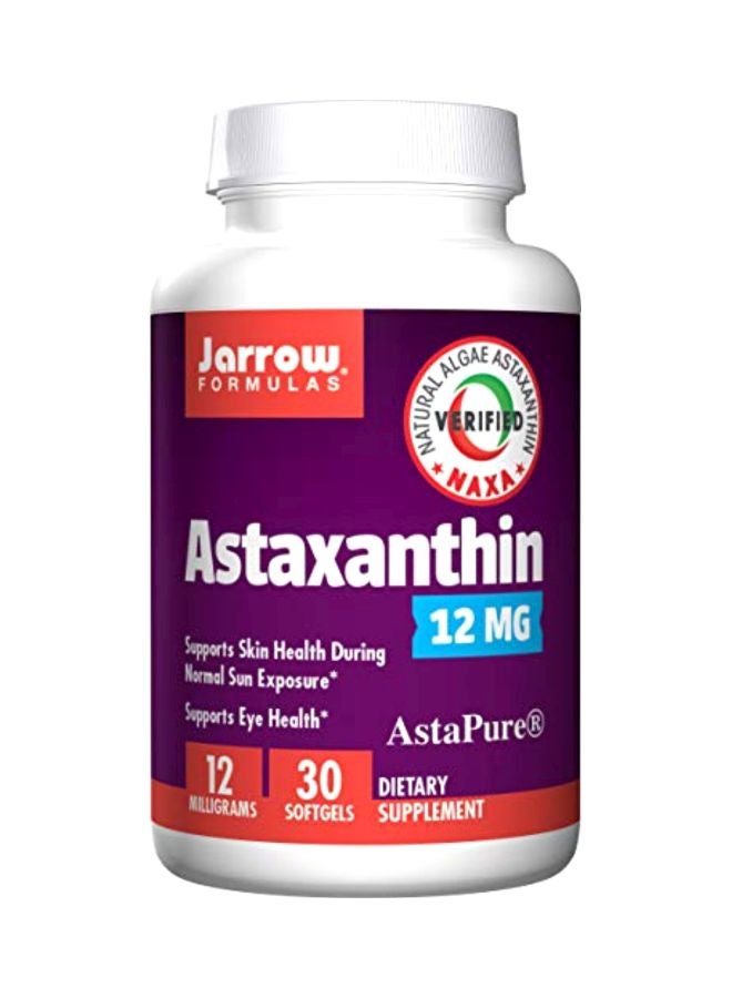 جارو فورملاز مكمل غذائي أستابيور بمركب أستازانتين، 12 مجم - 30 كبسولة هلامية