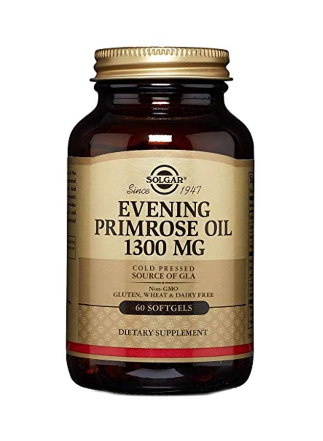 Solgar Evening Primrose Oil 1300 MG Dietary Supplement - 60 Softgels - Image 1