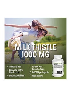Bronson Milk Thistle Dietary Supplement 1000mg - 120 Capsules  - Image 3