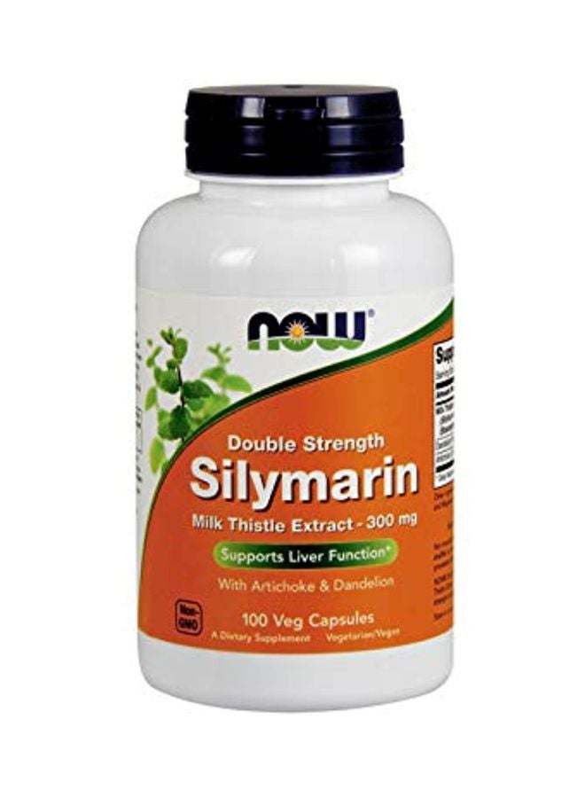 Now Foods Silymarin Dietary Supplement 300 mg - 100 Capsules  - Image 1