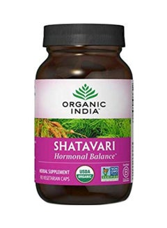 Organic India Shatavari Dietary Supplement - 90 Capsule  - Image 1