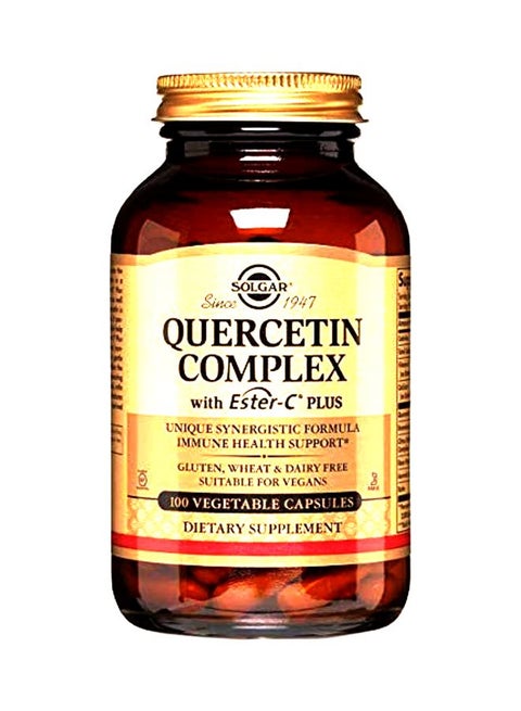 Quercetin Complex With Ester-C Plus Dietary Supplement - 100 Capsules