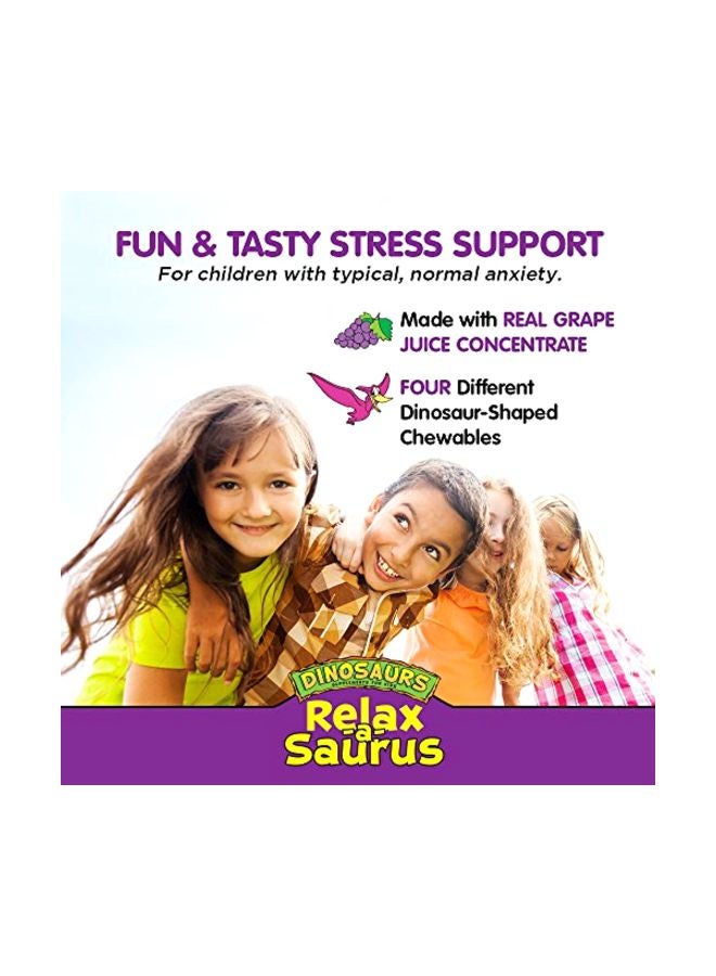 KAL Relax-A-Saurus Dietary Supplement - Grape - 30 Chewables - Image 3